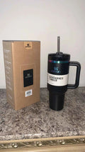 Black Iridescent Chrome Stanley 40 oz Quencher H2.0 Tumbler