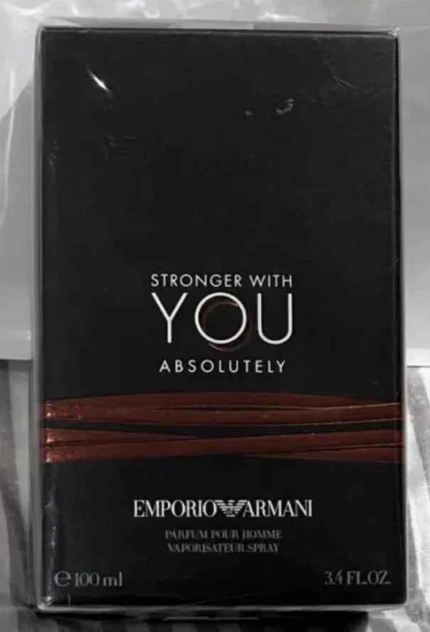 Emporio Armani Stronger With You Absolutely Parfum Pour Homme Spray 100ml / 3.4 fl oz Men's Fragrance