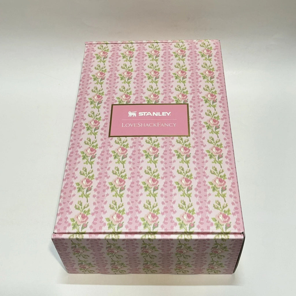 Stanley x LoveShackFancy Flowstate Quencher 40oz Tumbler Blooming Heirloom NEW