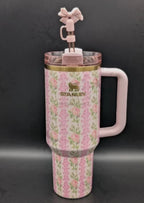 Stanley x LoveShackFancy 40 Oz Quencher Tumbler Blooming Heirloom Editionvv